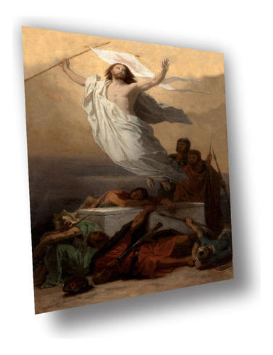 Lienzo Canvas Arte Sacro Religión Resurrección Jesús 100x70