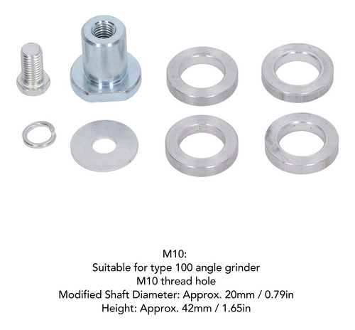 Adaptador De Amoladora Angular A Máquina De Ranurado De M10