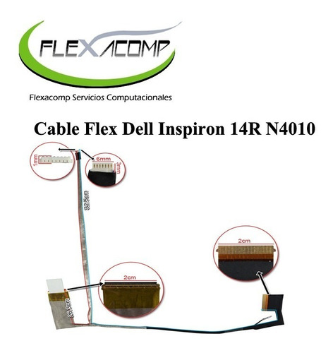 Cable Flex Dell Inspiron 14r N4010  Envio Gratis Flexacomp