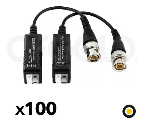 Balun Pasivo Para Camaras De Seguridad 1080p 450mts Par X100