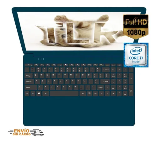 Evoo 15 Fhd Core I7 1tb Ssd + 8gb / Notebook Fina W10 Blue