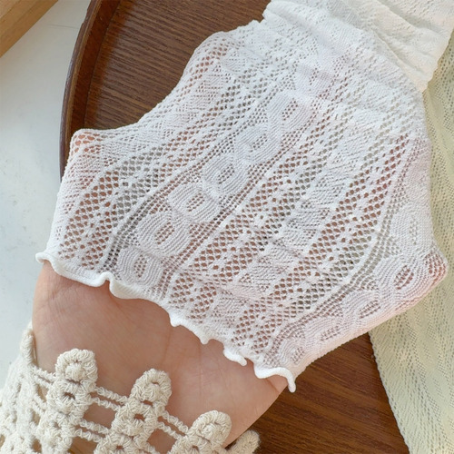 10 Pares De Calcetines Cortos De Encaje De Verano Para Mujer