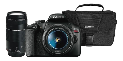 Camara Canon Eos Rebel T7 (combo 52) C/ef S18-55 + Ef75-300