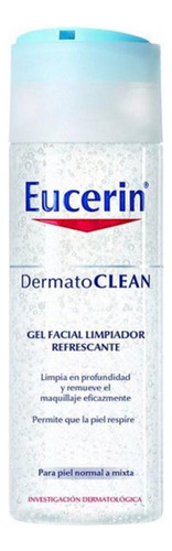 Eucerin Dermatoclean Gel Limpiador Frasco Con 200 Ml