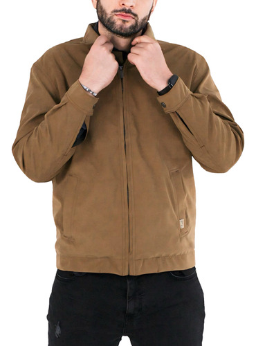 Chamarra Hombre Bomber Casual Chaqueta Ligera Reimer