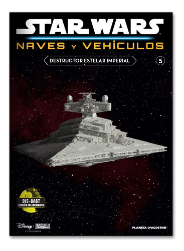 Fascículo 5 Destructor Estelar Planeta Deagostini Star Wars Destructor Estelar Imperial Gris Oscuro