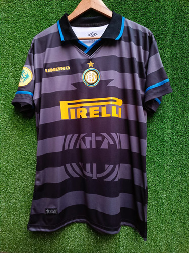 Camiseta Retro Ronaldo Club Inter De Milan Temporada 1997 