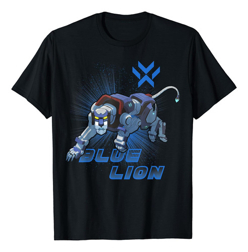 Logotipo Del León Azul Del Defensor Legendario Camiseta Gráf