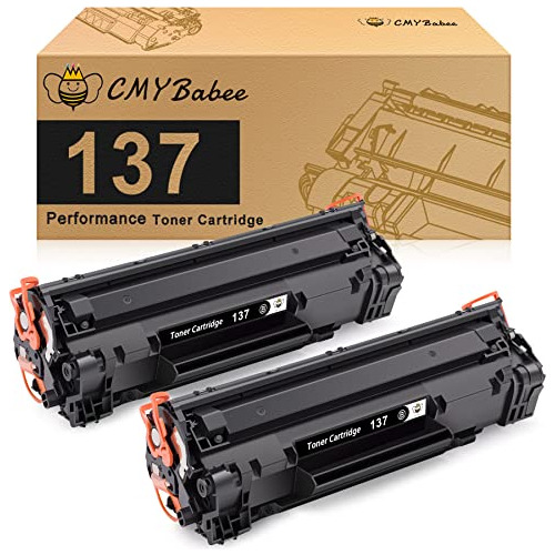 2  Cartuchos De Toner Negro Compatible Con Canon 137