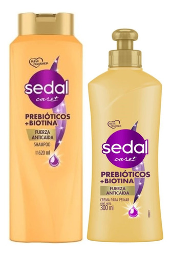 Pack Sedal Prebióticos Y Biotina Shampoo + Crema Para Peinar