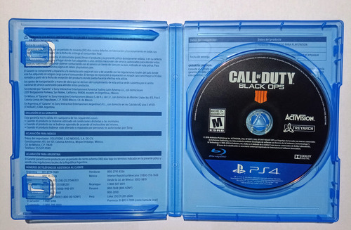 Call Of Duty: Black Ops 4 Ps4 Físico (Usado)
