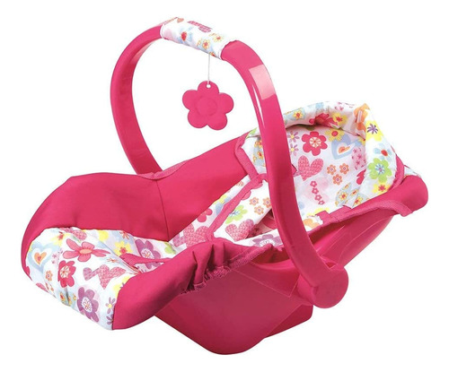 Silla De Coche Adora Baby Doll Con Estampado De Flores Rosas