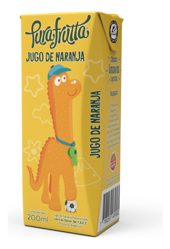 Jugo De Naranja Pura Frutta Kids 12 X 250 Ml