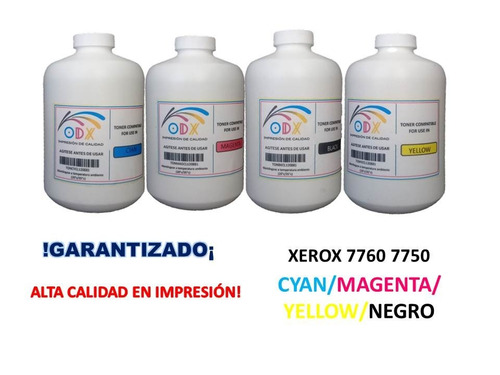 Bote De Toner X-7760 7750 Bk/c/m/y ¡alta Calidad! C/u