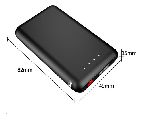 2 Pilas Recargables De 4000 Mah, 10 W, 5 V, 2 Unidades, Para