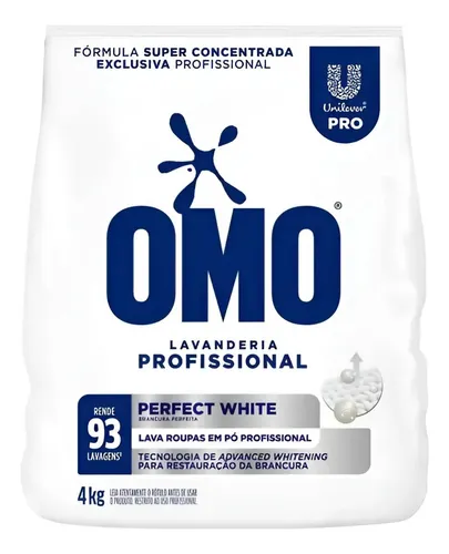 Sabão em Pó Omo Perfect White 4kg