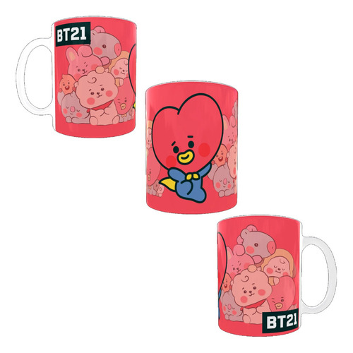 Taza Nueva Con Caja Bts Tata Bt21