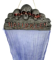 Comprar Cartel Craneos Halloween Decoracion Colgantes Terror