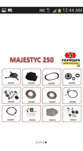 Cremallera De Arranque Executive Majesty Línhai Forza 250