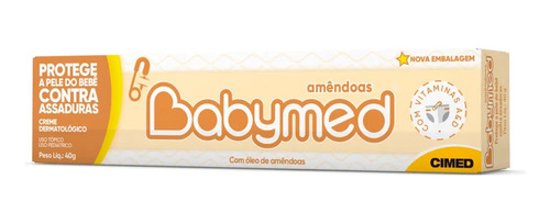 Pomada Para Assadura Babymed Amêndoas 40g Cimed