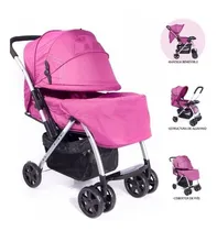Comprar Coche Cuna Ebaby Para Bebe Yodie Color Rosa Color Del Chasis Hay Azul Gris Rojo Negro Rosado