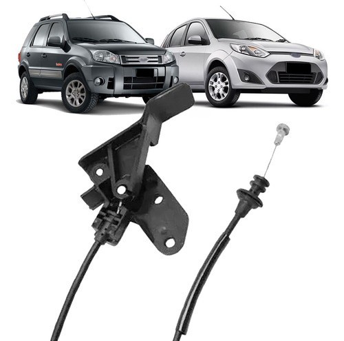 Kit Maçaneta Cabo Do Capô Ford Ecosport 2003 2004 2005 2006