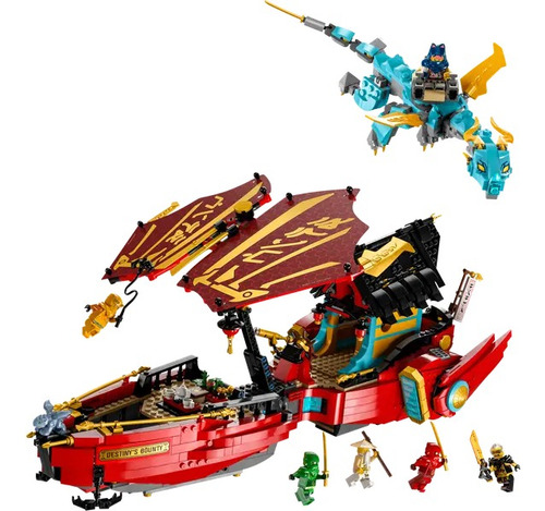 Kit Lego Ninjago Barco Asalto Ninja Carrera Contra Ti 71797 3+ 1739