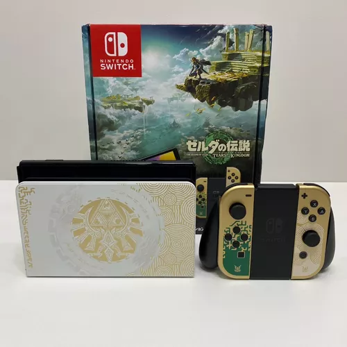 Console Nintendo Switch Oled - Edição Especial The Legend Of Zelda: Tears  Of The Kingdom