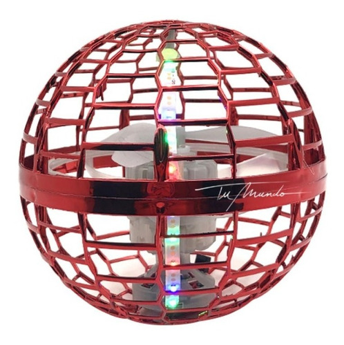 Mini Dron Luminoso Con Sensor De Vuelo 10 Cm Luz Multicolor