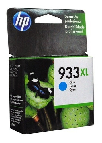 Cartucho Hp 933xl Cian Officejet 7110 Cn054al