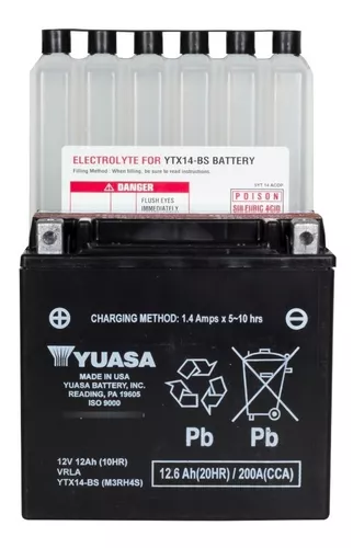 Bateria - Yuasa YTX14-BS