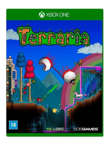 Jogo Terraria Xbox One Midia Fisica Microsoft Re Logic