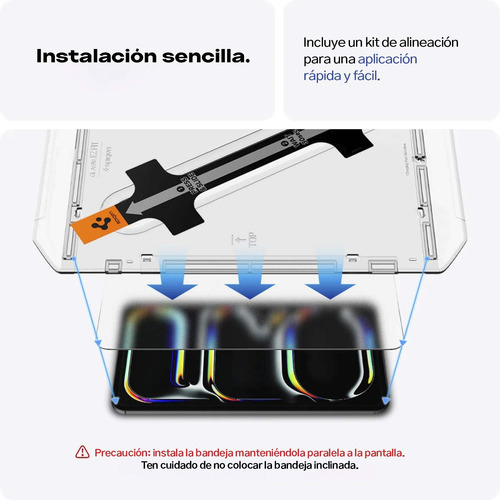 Mica Vidrio Templado Spigen Paper Touch Para iPad 13 M3 M2