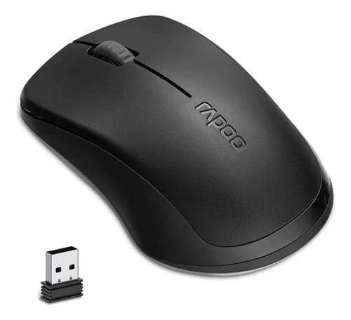  Rato Sem Fio Rapoo, Mouse De Computador Com 3 Botões, Mouse