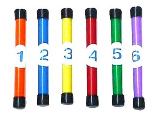 Sticks X 6 Unid Colores Aqua Club Pileta Caffaro 8924