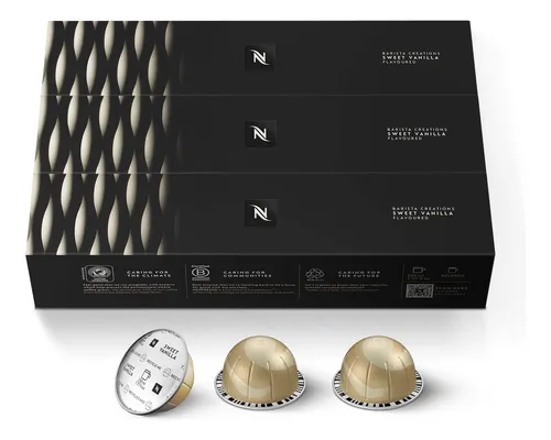 Cápsulas De Café Nespresso Vertuo Sweet Vanilla 30 Cápsulas
