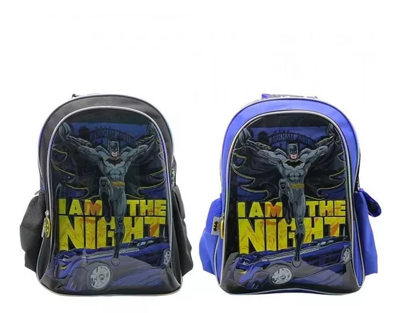 Mochila Escolar Batman The Night Dc 18´´ Pulgadas Espalda