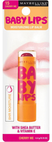 Maybelline Baby Lips, Bálsamo Labial, 15 Cherry Me, Kit De 2