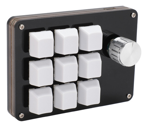 Mini Teclado De 9 Teclas Con Perilla, Teclado De Programació
