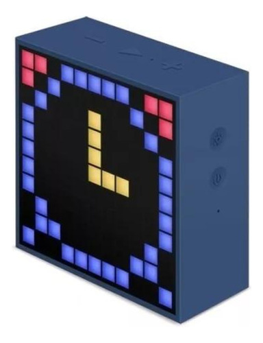 Parlante Portatil Divoom Bluetooth Timebox-mini Led Color Azul