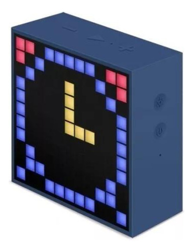 Parlante Portatil Divoom Bluetooth Timebox-Mini Led Color Azul