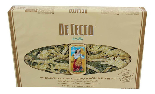 Pasta Marinter De Cecco Tagliatel Huevo N.108 Caja 250g