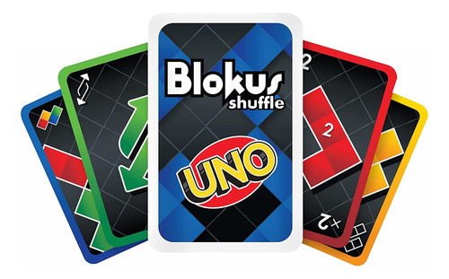 Juego De Mesa De Estrategia Mattel Blokus Shuffle Uno Editio