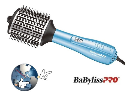Imagen 1 de 2 de Cepillo Secador Voluminizador De Cabello Babyliss Pro