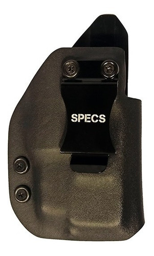 Imagem 2 de 3 de Coldre Kydex Specs (velado - Iwb) C/ Lanterna