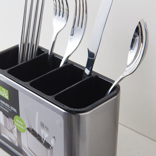 Imagen 5 de 9 de Organizador De Cubiertos Escurridor Utensilio Porta Cubierto