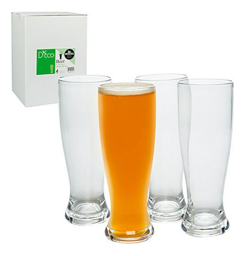 Copas Cerveza Incorruptibles 24 Oz (set 4) - Reutilizables, 
