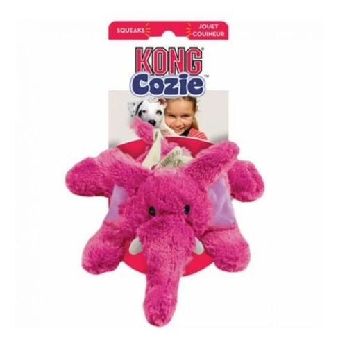 Imagen 3 de 9 de Kong Peluche Cozie Elmer Elephant Medium Juguete Perro-