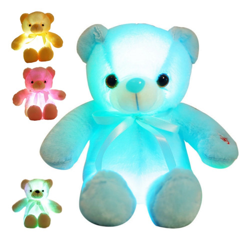 Muñeco De Oso De Peluche Para Niños De 30 Cm Con Luz Led