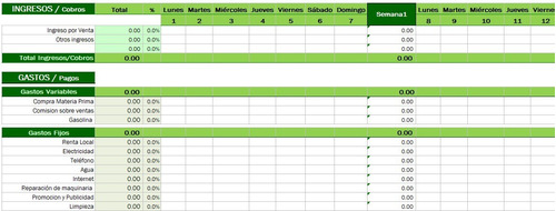 Plantilla De Control De Ingresos Y Egresos 